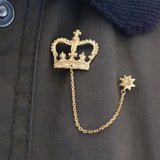 Crown and Star Pin