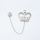 Crown and Star Pin