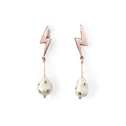 Polka Dot Thunder Earrings