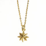 Button Star Necklace