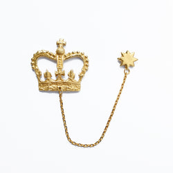 Crown and Star Pin