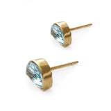 Half Moon Stud Earrings