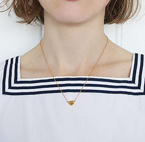 Moonlight ship necklace