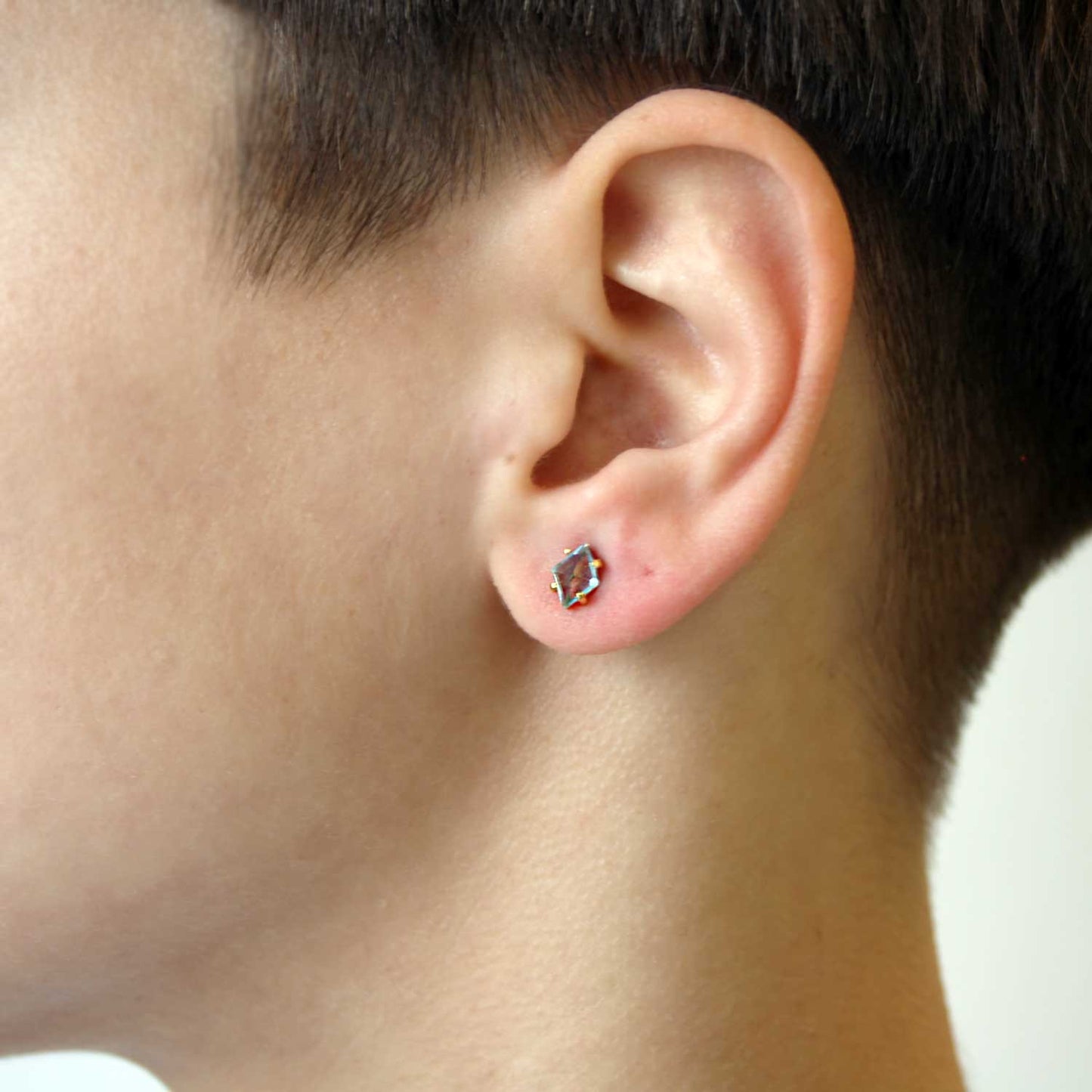 Lozenge Stud Earrings