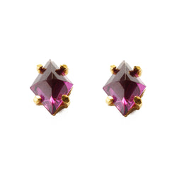 Lozenge Stud Earrings