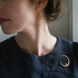 Me And The Moon Brooch