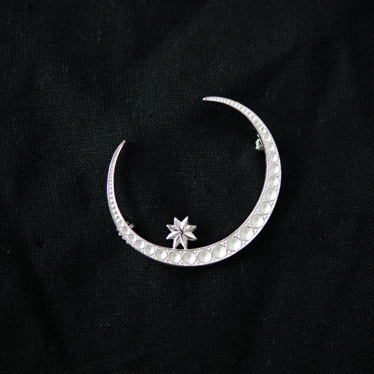 Me And The Moon Brooch