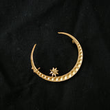 Me And The Moon Brooch