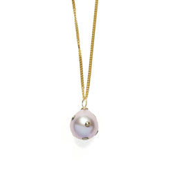 Polka Dot Pearl Necklace