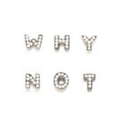 Showtime (alphabet) Pin -silver