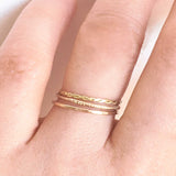 Super Skinny Golden Ring (bark)