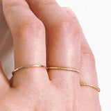 Super Skinny Golden Ring (bark)