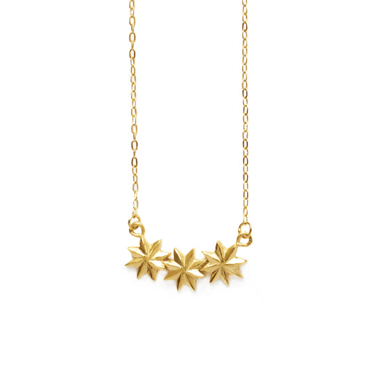 Trio Star Necklace